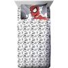 imageJay Franco Kids Comforter Set Includes Sheets and Pillow Covers  Soft and Cozy Bed Set for Stylish Room Decor Black  Marvel Comics 7 Piece Queen Size BeddingBlack  Marvel Comics