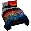 imageJay Franco Kids Comforter Set Includes Sheets and Pillow Covers  Soft and Cozy Bed Set for Stylish Room Decor Black  Marvel Comics 7 Piece Queen Size BeddingMulti  Stranger Things