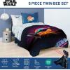 imageJay Franco Kids Comforter Set Includes Sheets and Pillow Covers  Soft and Cozy Bed Set for Stylish Room Decor Black  Marvel Comics 7 Piece Queen Size BeddingBlue  Star Wars 02