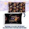 imageJay Franco Halloween Trick or Treat Candy Bag  Reversible Pillowcase with Handles Standard 20 x 30 Inch Pillow Cover Black  Lilo ampamp StitchBlack  Lilo  Stitch