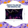 imageJay Franco Halloween Trick or Treat Candy Bag  Reversible Pillowcase with Handles Standard 20 x 30 Inch Pillow Cover Black  Lilo ampamp StitchBlack  Minecraft