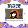 imageJay Franco Halloween Trick or Treat Candy Bag  Reversible Pillowcase with Handles Standard 20 x 30 Inch Pillow Cover Black  Lilo ampamp StitchOrange  Hello Kitty