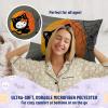 imageJay Franco Halloween Trick or Treat Candy Bag  Reversible Pillowcase with Handles Standard 20 x 30 Inch Pillow Cover Black  Lilo ampamp StitchOrange  Hello Kitty