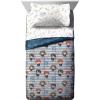 imageJay Franco Harry Potter Hogwarts Crew 4 Piece Twin Bed Set  Includes Reversible Comforter ampamp Sheet Set Bedding  Super Soft Fade Resistant Microfiber Official Harry Potter Product