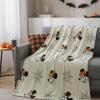 imageJay Franco Kids Halloween Plush Throw Blanket  50x70 Inch Ultra Soft ampamp Comfy Fleece Throw for Couch Sofa Bed  Cozy Home Dcor for Living Room ampamp Bedroom Grey  Lilo ampamp StitchBeige  Mickey  Minnie Mouse