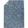 imageJay Franco Kids Halloween Plush Throw Blanket  50x70 Inch Ultra Soft ampamp Comfy Fleece Throw for Couch Sofa Bed  Cozy Home Dcor for Living Room ampamp Bedroom Grey  Lilo ampamp StitchGrey  Lilo  Stitch 