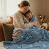 imageJay Franco Kids Halloween Plush Throw Blanket  50x70 Inch Ultra Soft ampamp Comfy Fleece Throw for Couch Sofa Bed  Cozy Home Dcor for Living Room ampamp Bedroom Grey  Lilo ampamp StitchGrey  Lilo  Stitch 