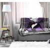 imageJay Franco Plush Throw Blanket  Soft ampamp Cozy Fleece Throw for Bedroom ampamp Couch Dcor Official Licensed Product Gray  Nightmare Before Christmas 46x60  Throw BlanketGrey  Nightmare Before Christmas