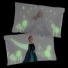 imageJay franco Disney Nightmare Before Christmas Yellow Moon Glow in The Dark 2 Pack Reversible Pillowcases Features Jack Skellington  DoubleSided Kids Super Soft Bedding Official Disney ProductWhite  Frozen
