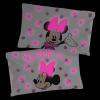 imageJay franco Disney Nightmare Before Christmas Yellow Moon Glow in The Dark 2 Pack Reversible Pillowcases Features Jack Skellington  DoubleSided Kids Super Soft Bedding Official Disney ProductWhite  Minnie Mouse