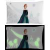 imageJay franco Disney Nightmare Before Christmas Yellow Moon Glow in The Dark 2 Pack Reversible Pillowcases Features Jack Skellington  DoubleSided Kids Super Soft Bedding Official Disney ProductWhite  Frozen