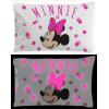 imageJay franco Disney Nightmare Before Christmas Yellow Moon Glow in The Dark 2 Pack Reversible Pillowcases Features Jack Skellington  DoubleSided Kids Super Soft Bedding Official Disney ProductWhite  Minnie Mouse