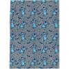 imageJay Franco Kids Halloween Plush Throw Blanket  50x70 Inch Ultra Soft ampamp Comfy Fleece Throw for Couch Sofa Bed  Cozy Home Dcor for Living Room ampamp Bedroom Grey  Lilo ampamp StitchGrey  Lilo  Stitch 