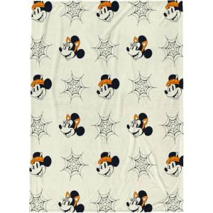 imageJay Franco Kids Halloween Plush Throw Blanket  50x70 Inch Ultra Soft ampamp Comfy Fleece Throw for Couch Sofa Bed  Cozy Home Dcor for Living Room ampamp Bedroom Grey  Lilo ampamp StitchBeige  Mickey  Minnie Mouse