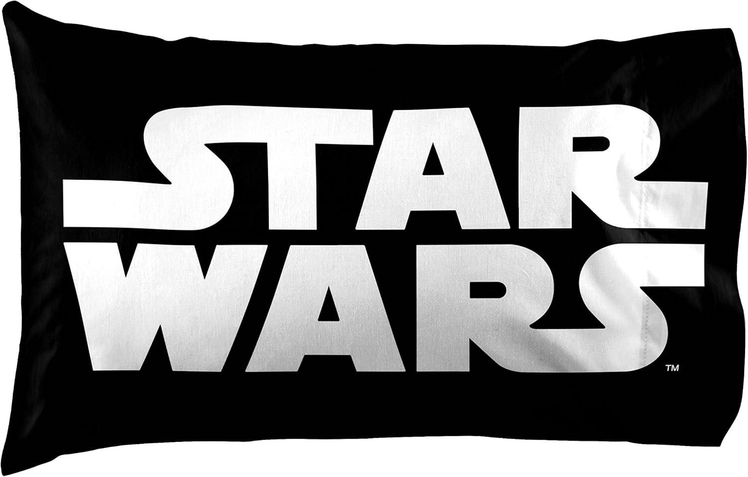 imageJay Franco Kids Sheet Set with Fitted Flat Sheets ampamp Pillow Cover  UltraSoft Bedding with Pillowcase for Room Decor Multi Color  Descendants 4 Piece QueenStar Wars Classic