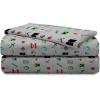 imageJay Franco Kids Sheet Set with Fitted Flat Sheets ampamp Pillow Cover  UltraSoft Bedding with Pillowcase for Room Decor Multi Color  Descendants 4 Piece QueenGray