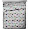imageJay Franco Kids Sheet Set with Fitted Flat Sheets ampamp Pillow Cover  UltraSoft Bedding with Pillowcase for Room Decor Multi Color  Descendants 4 Piece QueenGray  Minecraft