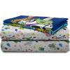 imageJay Franco Kids Sheet Set with Fitted Flat Sheets ampamp Pillow Cover  UltraSoft Bedding with Pillowcase for Room Decor Multi Color  Descendants 4 Piece QueenWhite  Toy Story