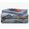 imageJay Franco Kids Sheet Set with Fitted Flat Sheets ampamp Pillow Cover  UltraSoft Bedding with Pillowcase for Room Decor Multi Color  Descendants 4 Piece QueenBlue  Cars