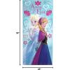 imageFrozen Anna and Elsa Springtime Sisters Beach Towel