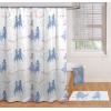 imageJay Franco Disney Frozen Gold Leaves Shower Curtain ampamp 12Piece Hook Set ampamp Easy Use  Kids Bath Official Disney Product