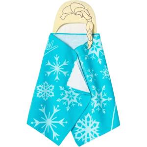 imageJay Franco ampamp Sons Disney Frozen Hooded Bath Towel Bath Wrap