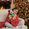 imageJay Franco Kids Christmas Hugger Set  12quot Plush Pillow Buddy ampamp 46quot x 60quot Fleece Throw Blanket UltraSoft Bedding ampamp Travel Set Holiday Bedroom ampamp Couch Dcor Blue  StitchRed  Mickey Mouse