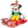 imageJay Franco Kids Christmas Hugger Set  12quot Plush Pillow Buddy ampamp 46quot x 60quot Fleece Throw Blanket UltraSoft Bedding ampamp Travel Set Holiday Bedroom ampamp Couch Dcor Blue  StitchRed  Mickey Mouse