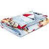 imageJay Franco Kids Christmas Plush Throw Blanket  40 x 50 Inch Soft ampamp Cozy Fleece Throw for Holiday Bedroom ampamp Couch Dcor Official Licensed Product Blue  BlueyBlue  Bluey