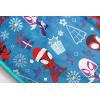 imageJay Franco Kids Christmas Plush Throw Blanket  40 x 50 Inch Soft ampamp Cozy Fleece Throw for Holiday Bedroom ampamp Couch Dcor Official Licensed Product Blue  BlueyBlue  Spidey and Friends