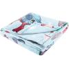 imageJay Franco Kids Christmas Plush Throw Blanket  50x70 Inches Soft ampamp Cozy Fleece Throw for Holiday Bedroom ampamp Couch Dcor Official Licensed Product Green  MinecraftLight Blue  Stitch