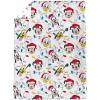 imageJay Franco Kids Christmas Plush Throw Blanket  50x70 Inches Soft ampamp Cozy Fleece Throw for Holiday Bedroom ampamp Couch Dcor Official Licensed Product Green  MinecraftWhite  Mickey Mouse