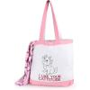 imageJay Franco Beach Towel and Tote Bag Set  16quot x 145quot Canvas Shoulder Handbag with 28quot x 58quot Super Soft Absorbent Bath Towel Official Licensed Product White  Star WarsPink  Aristocats