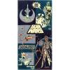 imageJay Franco Beach Towel and Tote Bag Set  16quot x 145quot Canvas Shoulder Handbag with 28quot x 58quot Super Soft Absorbent Bath Towel Official Licensed Product White  Star WarsBlue  Star Wars