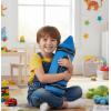 imageJay Franco Crayola Crayon Plush Pillow  17 Inch UltraSoft Stuffed Throw Cushion for Kids Playroom ampamp Bedding BlueBlue