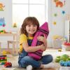 imageJay Franco Crayola Crayon Plush Pillow  17 Inch UltraSoft Stuffed Throw Cushion for Kids Playroom ampamp Bedding BluePurple