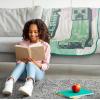 imageJay Franco Kids Plush Throw Blanket  46 x 60 Inch Soft ampamp Cozy Fleece Throw for Bedroom ampamp Living Room Dcor Official Licensed Product Green  ZootopiaMulti  Minecraft