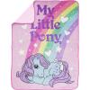 imageJay Franco Kids Plush Throw Blanket  46 x 60 Inch Soft ampamp Cozy Fleece Throw for Bedroom ampamp Living Room Dcor Official Licensed Product Green  ZootopiaPink  My Little Pony
