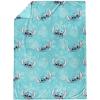 imageJay Franco Kids Plush Throw Blanket  46 x 60 Inch Soft ampamp Cozy Fleece Throw for Bedroom ampamp Living Room Dcor Official Licensed Product Green  ZootopiaPink  Lilo  Stitch