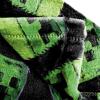 imageJay Franco Kids Plush Throw Blanket  46 x 60 Inch Soft ampamp Cozy Fleece Throw for Bedroom ampamp Living Room Dcor Official Licensed Product Green  ZootopiaBlack  Minecraft Creeper