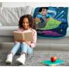 imageJay Franco Kids Plush Throw Blanket  46 x 60 Inch Soft ampamp Cozy Fleece Throw for Bedroom ampamp Living Room Dcor Official Licensed Product Green  ZootopiaBlue  Elio