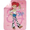 imageJay Franco Kids Plush Throw Blanket  Childrens Soft ampamp Comfy 46x60 Inches Throw for Couch or Bed  Cozy Home Dcor for Living Room ampamp Bedroom Pink  Toy Story Jessie