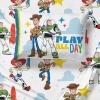 imageJay Franco Kids Sheet Set with Fitted Flat Sheets ampamp Pillow Cover  UltraSoft Bedding with Pillowcase for Room Decor White  Toy Story 3 Piece Twin