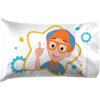 imageJay Franco Kids Sheet Set with Fitted Flat Sheets ampamp Pillow Cover  UltraSoft Bedding with Pillowcase for Room Decor White  Toy Story 4 Piece QueenBlue  Blippi
