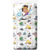 imageJay Franco Kids Sheet Set with Fitted Flat Sheets ampamp Pillow Cover  UltraSoft Bedding with Pillowcase for Room Decor White  Toy Story 4 Piece QueenWhite  Blippi