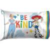 imageJay Franco Kids Sheet Set with Fitted Flat Sheets ampamp Pillow Cover  UltraSoft Bedding with Pillowcase for Room Decor White  Toy Story 4 Piece QueenWhite  Toy Story