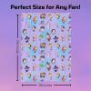 imageJay Franco Kpop Demon Hunters Kids Plush Throw Blanket  Ultra Soft Cozy 50 x 60 Inch Plush Fleece for Bed Couch Sofa Home Dcor Official Licensed Purple  Kpop Demon HuntersLight Purple  Kpop Demon Hunters