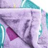 imageJay Franco Kpop Demon Hunters Kids Plush Throw Blanket  Ultra Soft Cozy 50 x 60 Inch Plush Fleece for Bed Couch Sofa Home Dcor Official Licensed Purple  Kpop Demon HuntersPurple  Kpop Demon Hunters