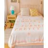 imageJay Franco Plush Throw Blanket  Soft ampamp Comfy 50x70 Inches Throw for Couch or Bed  Cozy Home Dcor for Living Room ampamp Bedroom Ivory  The Summer I Turned Pretty