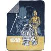 imageJay Franco Plush Throw Blanket  Soft ampamp Cozy Fleece Throw for Bedroom ampamp Couch Dcor Official Licensed Product Gray  Nightmare Before Christmas 60x90  Large BlanketMulti  Star Wars